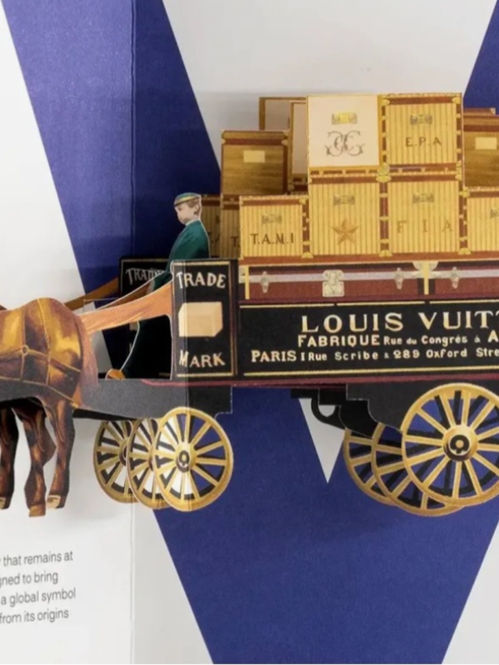 Pop Up Louis Vuitton Orange & Blue Fashion Book - Picture 6 of 10